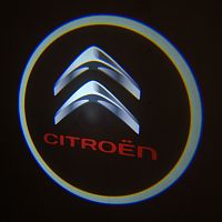 Подсветка в двери с логотипом Citroen