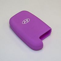 Силиконовый чехол для ключа зажигания Hyundai Smart фиолетовый