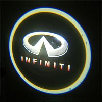 Подсветка в двери с логотипом Infiniti