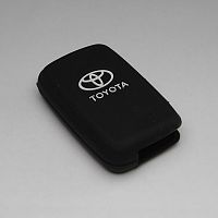 Силиконовый чехол для ключа зажигания Toyota (тип 1) черный
