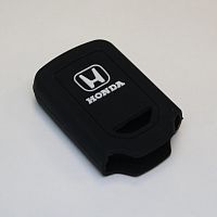 Силиконовый чехол для ключа зажигания Honda (тип 4) 3 кнопки черный