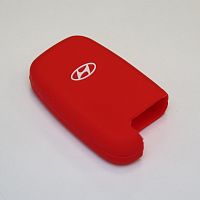 Силиконовый чехол для ключа зажигания Hyundai Smart красный