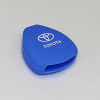 Силиконовый чехол для ключа зажигания Toyota (тип 3) синий