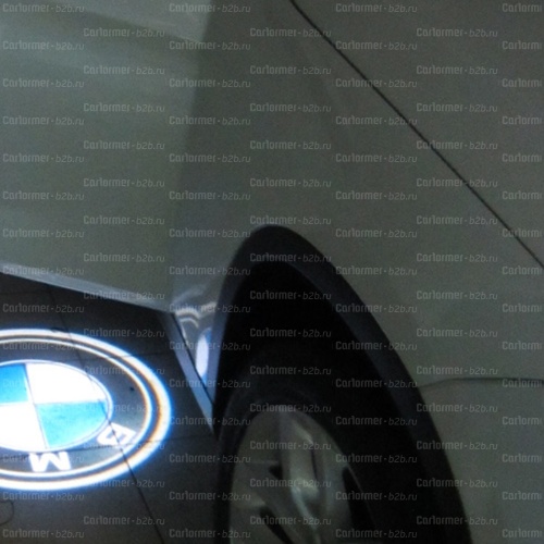 Подсветка в двери с логотипом BMW M серия фото 5