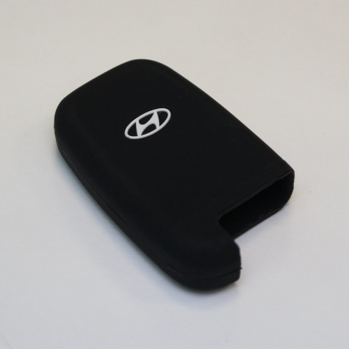 Силиконовый чехол для ключа зажигания Hyundai Smart черный