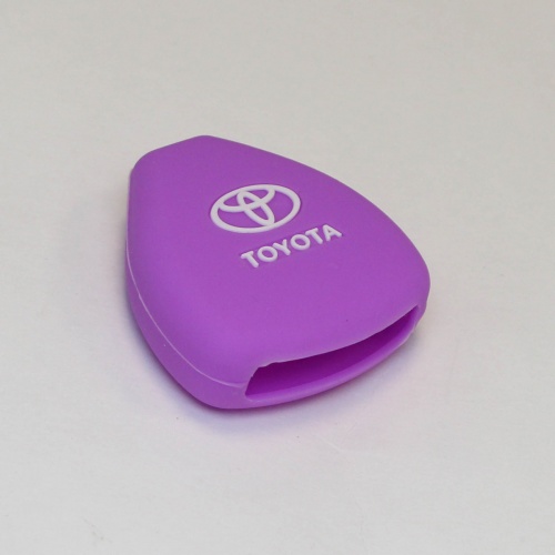 Силиконовый чехол для ключа зажигания Toyota (тип 3) фиолетовый