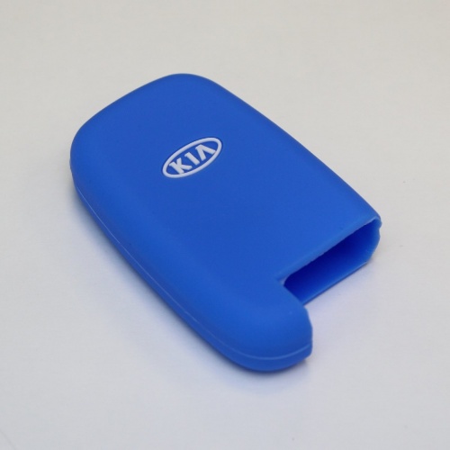 Силиконовый чехол для ключа зажигания Kia Smart синий