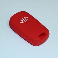 Силиконовый чехол для ключа зажигания KIA (тип 1) красный