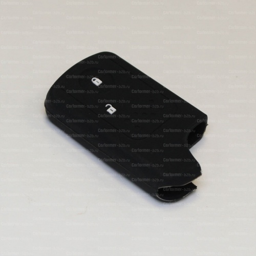Силиконовый чехол для ключа зажигания Honda (тип 3) 2 кнопки черный фото 2