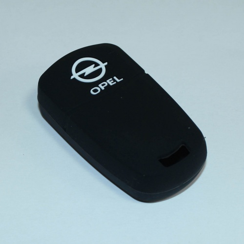 Силиконовый чехол для ключа зажигания Opel 3 кнопки черный
