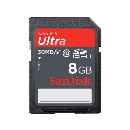 Карта памяти Sandisk Ultra SDHC 8 Гб 10 Class