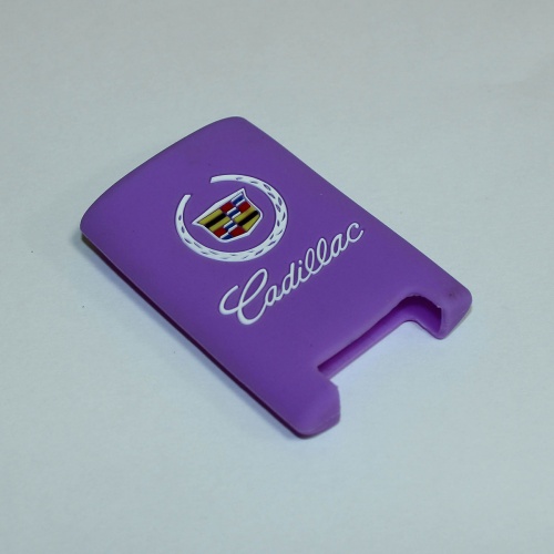 Силиконовый чехол для ключа зажигания Cadillac Smart фиолетовый