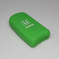 Силиконовый чехол для выкидного ключа зажигания Honda (тип 2) 3 кнопки зеленый