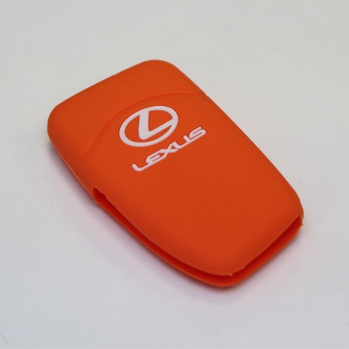 Силиконовый чехол для ключа зажигания Lexus Smart оранжевый