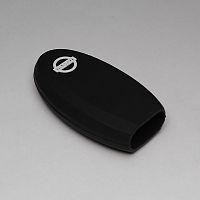 Силиконовый чехол для ключа зажигания Nissan 3 кнопки черный