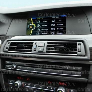 Штатная магнитола BMW 5 (кузова F10, F11) с навигацией и iDrive джойстиком фото 5