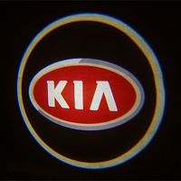 Подсветка в двери с логотипом KIA