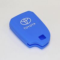 Силиконовый чехол для ключа зажигания Toyota (тип 5) синий