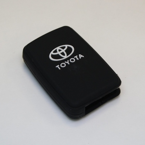 Силиконовый чехол для ключа зажигания Toyota Smart черный