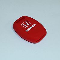 Силиконовый чехол для ключа зажигания Honda (тип 5) 2 кнопки красный
