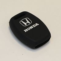 Силиконовый чехол для ключа зажигания Honda (тип 1) 3 кнопки черный