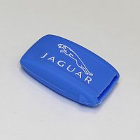 Силиконовый чехол для ключа зажигания Jaguar Smart синий