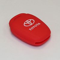 Силиконовый чехол для ключа зажигания Toyota (тип 6) красный