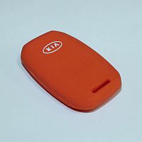 Силиконовый чехол для ключа зажигания Kia оранжевый