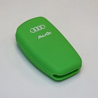 Силиконовый чехол для ключа зажигания Audi зеленый