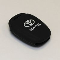 Силиконовый чехол для ключа зажигания Toyota (тип 6) черный