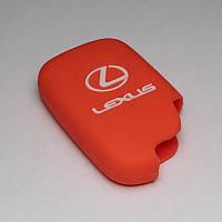 Силиконовый чехол для ключа зажигания Lexus SMART оранжевый
