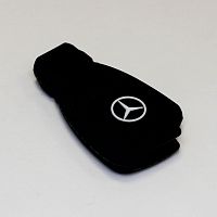Силиконовый чехол для ключа зажигания Mercedes Benz (тип 3) черный