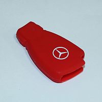Силиконовый чехол для ключа зажигания Mercedes Benz (тип 3) красного