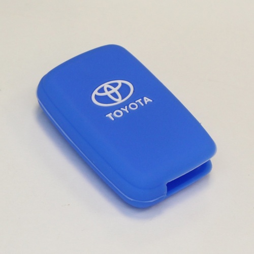 Силиконовый чехол для ключа зажигания Toyota (тип 1) синий