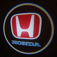 Подсветка в двери с логотипом Honda