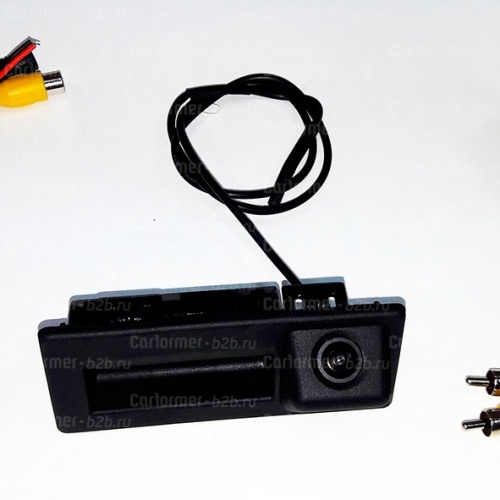 Комплект для подключение камеры заднего вида Skoda с системой MIB std (платформа MQB), камера 9105 фото 2