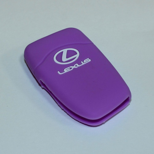Силиконовый чехол для ключа зажигания Lexus Smart фиолетовый