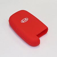 Силиконовый чехол для ключа зажигания Kia Smart красный