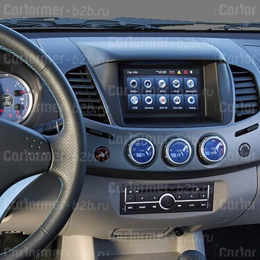 Штатная магнитола для Mitsubishi Pajero Sport и L200 фото 2