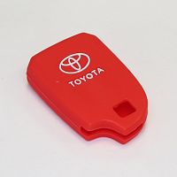 Силиконовый чехол для ключа зажигания Toyota (тип 5) красный