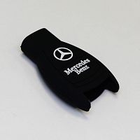 Силиконовый чехол для ключа зажигания Mercedes Benz (тип 2) черный
