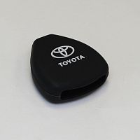 Силиконовый чехол для ключа зажигания Toyota (тип 3) черный