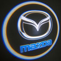 Подсветка в двери с логотипом Mazda