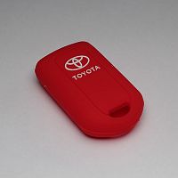 Силиконовый чехол для ключа зажигания Toyota (тип 2) красный