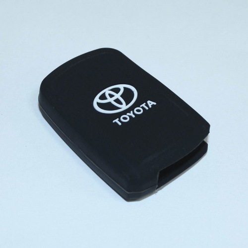 Силиконовый чехол для ключа зажигания Toyota (тип 7) черный