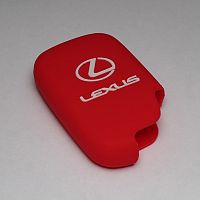 Силиконовый чехол для ключа зажигания Lexus SMART красный