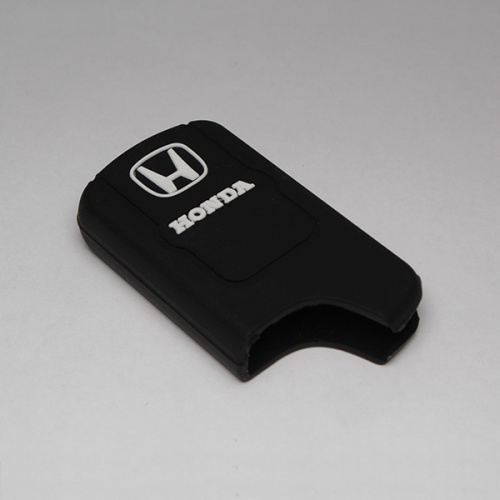 Силиконовый чехол для ключа зажигания Honda (тип 3) 3 кнопки черный