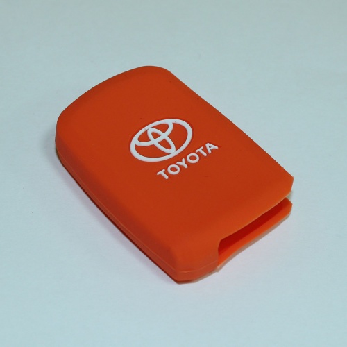 Силиконовый чехол для ключа зажигания Toyota (тип 7) оранжевый