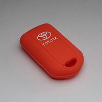 Силиконовый чехол для ключа зажигания Toyota (тип 2) оранжевый