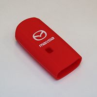 Силиконовый чехол для ключа зажигания Mazda Smart красный